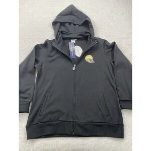 Disney Nightmare Before Christmas Full Zip Hoodie Black Size L Two Sided Graphic